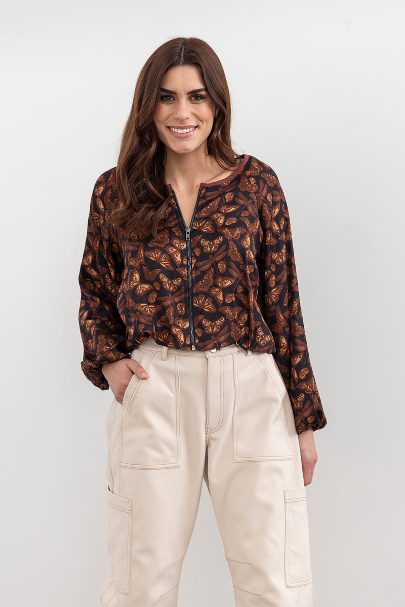 Moss Maxmara jacket - Butterfly print