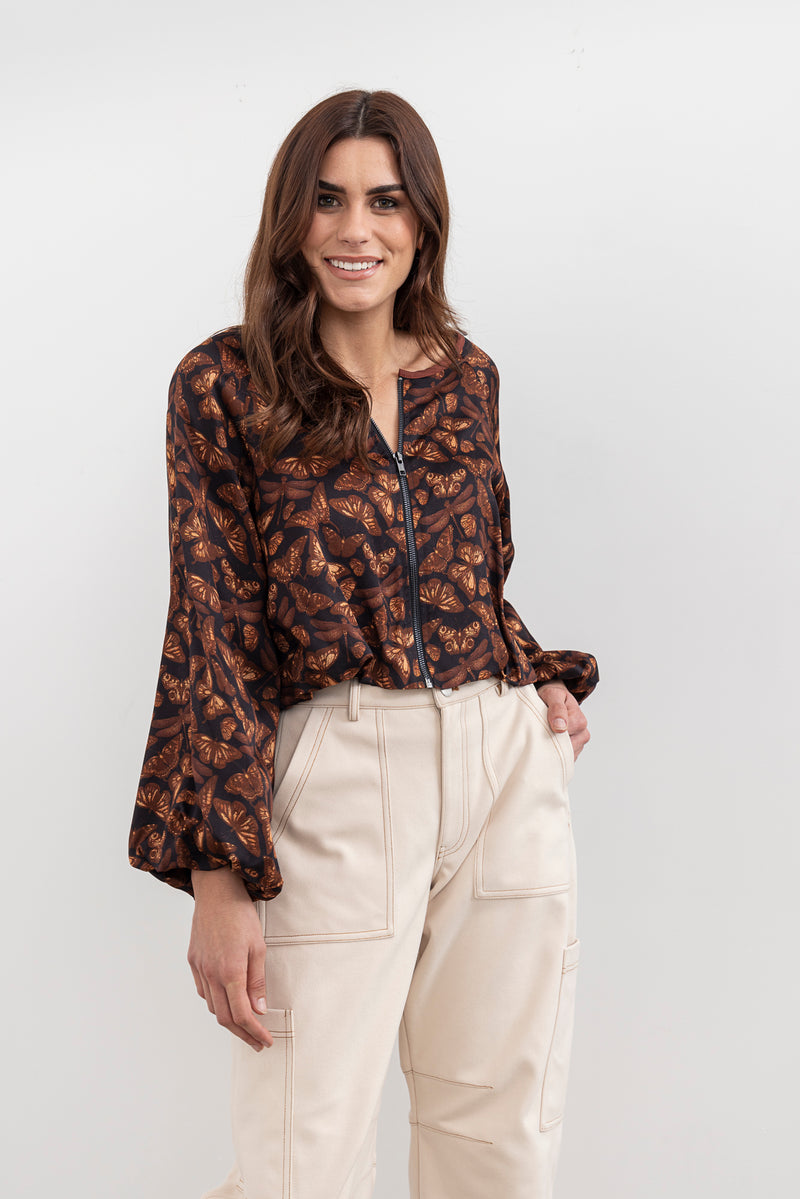 Moss Maxmara jacket - Butterfly print
