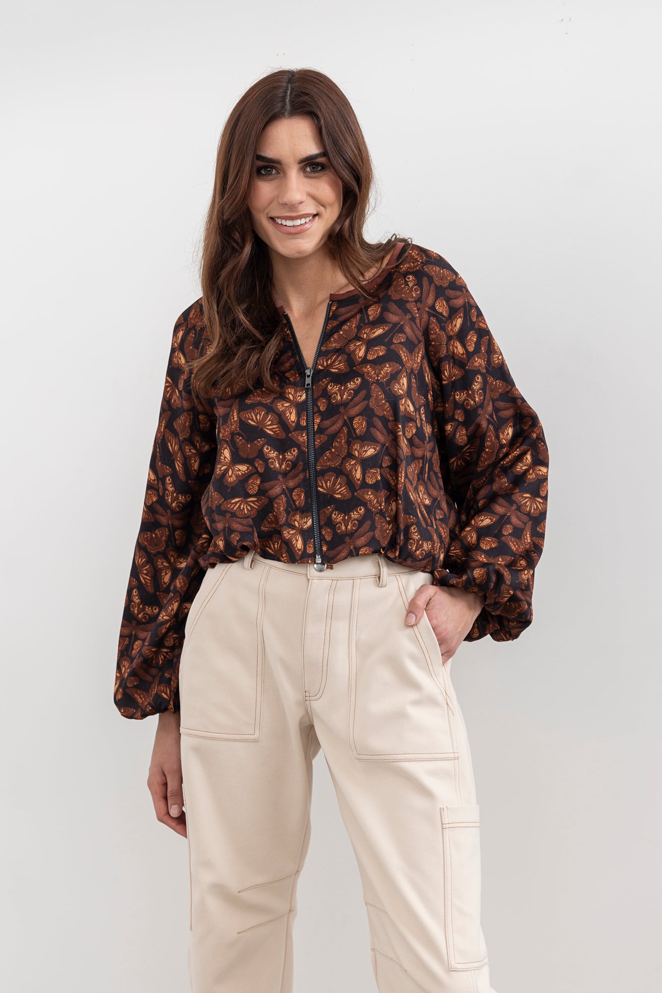 Moss Maxmara jacket - Butterfly print