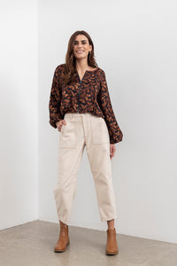 Moss Lexie  pant oat