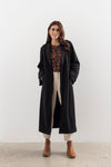 Moss Luca Coatigan Black