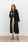 Moss Luca Coatigan Black