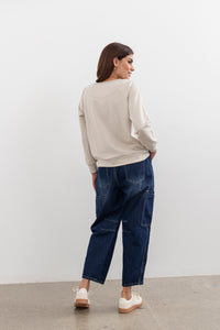 Moss Bailey Barrel jean - blue wash