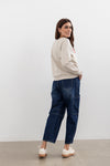 Moss Bailey Barrel jean - blue wash