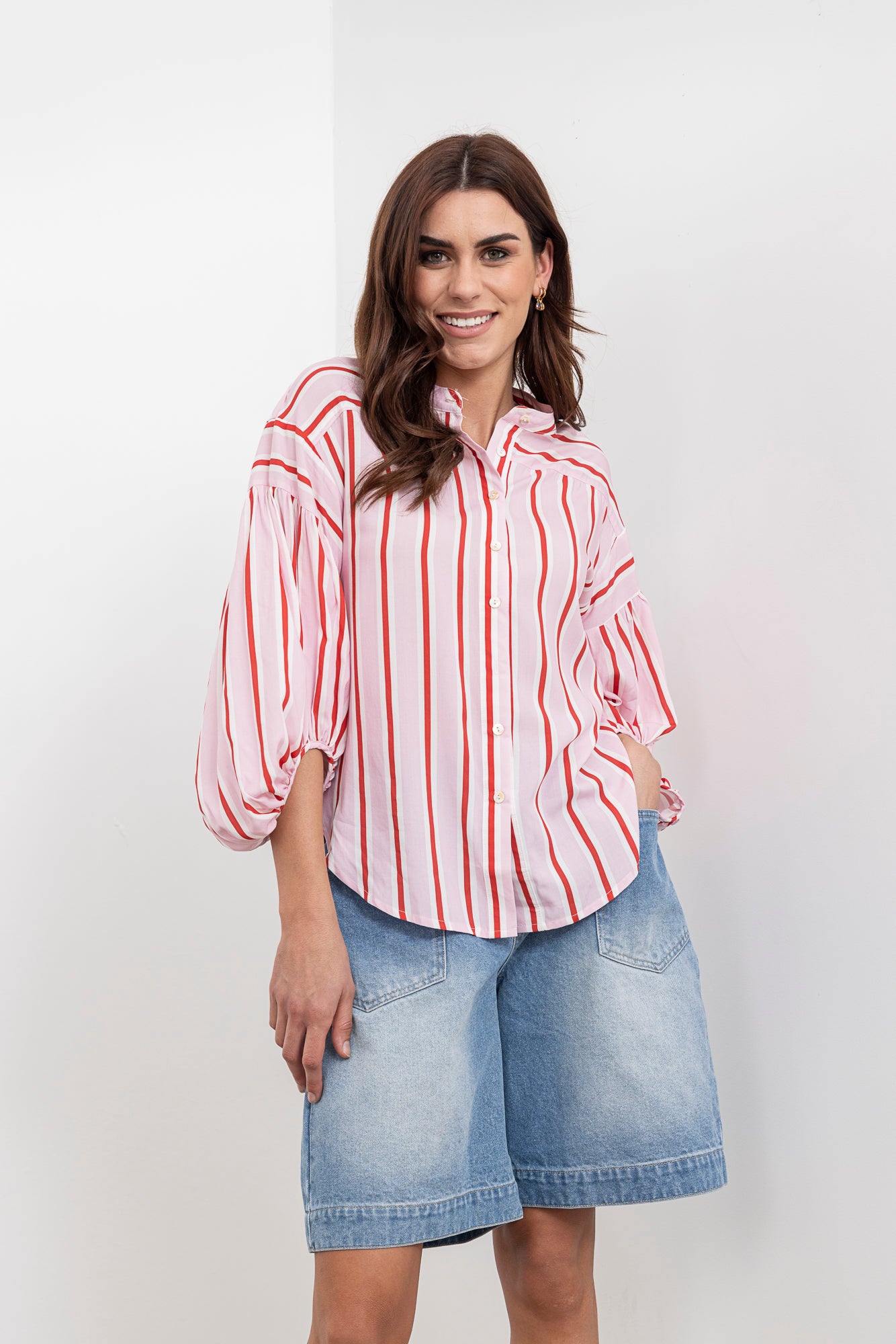 Moss Bronte Shirt - Candy Stripe