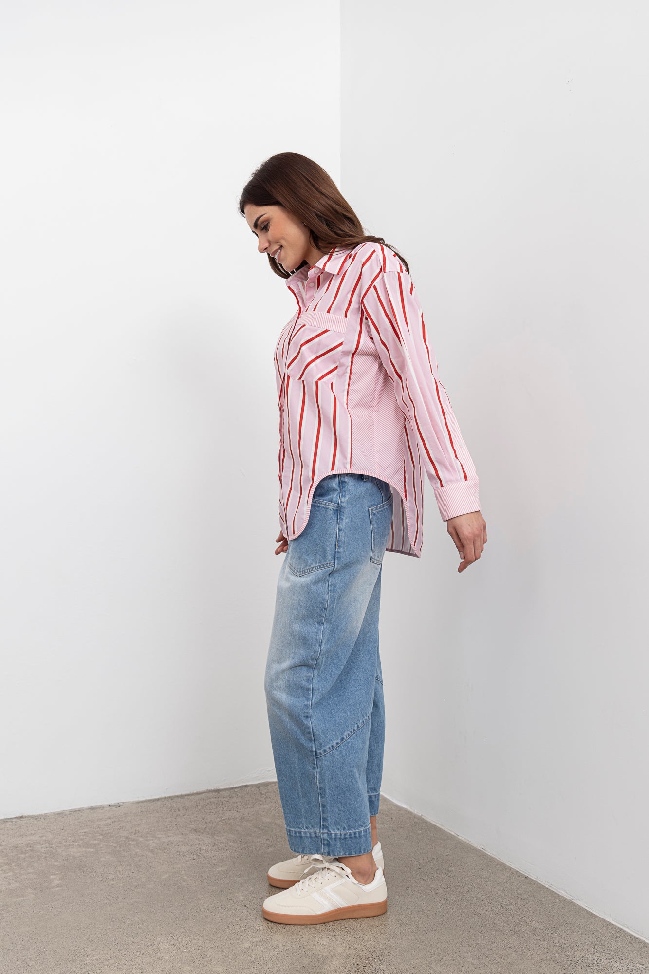 Moss Maxwell shirt - candy stripe