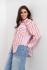 Moss Maxwell shirt - candy stripe