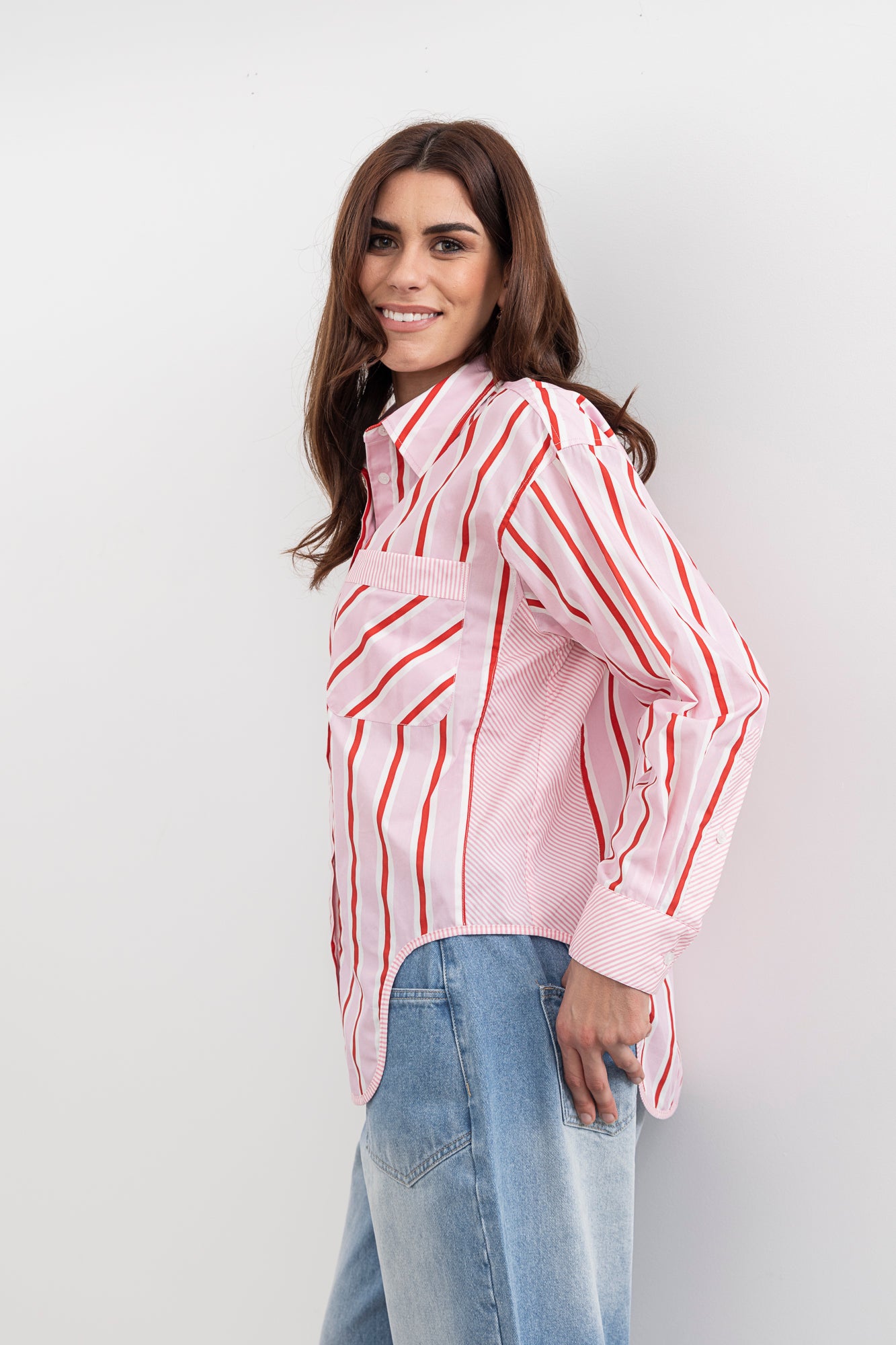 Moss Maxwell shirt - candy stripe