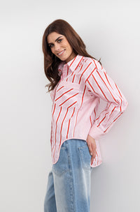 Moss Maxwell shirt - candy stripe