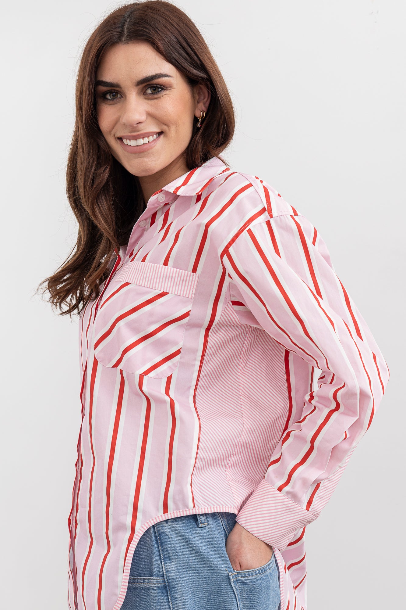 Moss Maxwell shirt - candy stripe