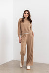 Shelby Turtle neck jumper - forest clay