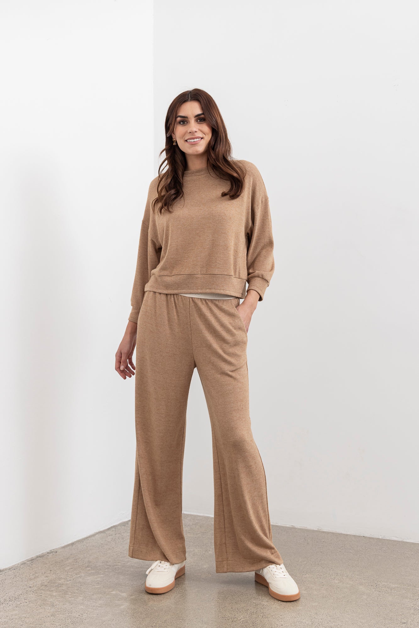 Shelby Turtle neck jumper - forest clay