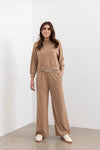 Shelby Turtle neck jumper - forest clay