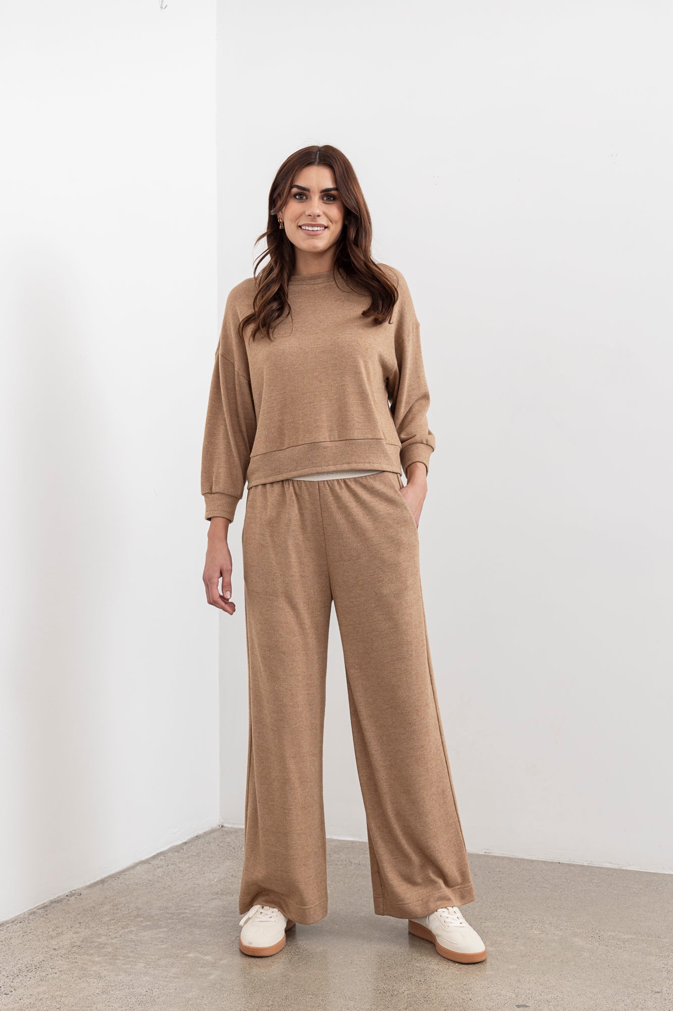 Shelby Turtle neck jumper - forest clay