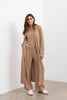 Shelby longline Cardigan - Forest Clay