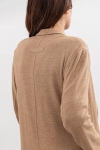 Shelby longline Cardigan - Forest Clay