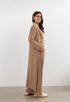 Shelby longline Cardigan - Forest Clay