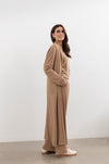 Shelby longline Cardigan - Forest Clay