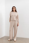 Shelby 3/4 sleeve knit - oat