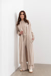 Shelby longline Cardigan -Oat