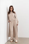 Shelby longline Cardigan -Oat
