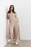 Shelby longline Cardigan -Oat