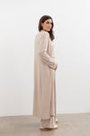 Shelby longline Cardigan -Oat