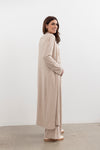 Shelby longline Cardigan -Oat
