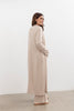Shelby longline Cardigan -Oat