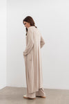Shelby longline Cardigan -Oat