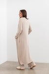 Shelby longline Cardigan -Oat