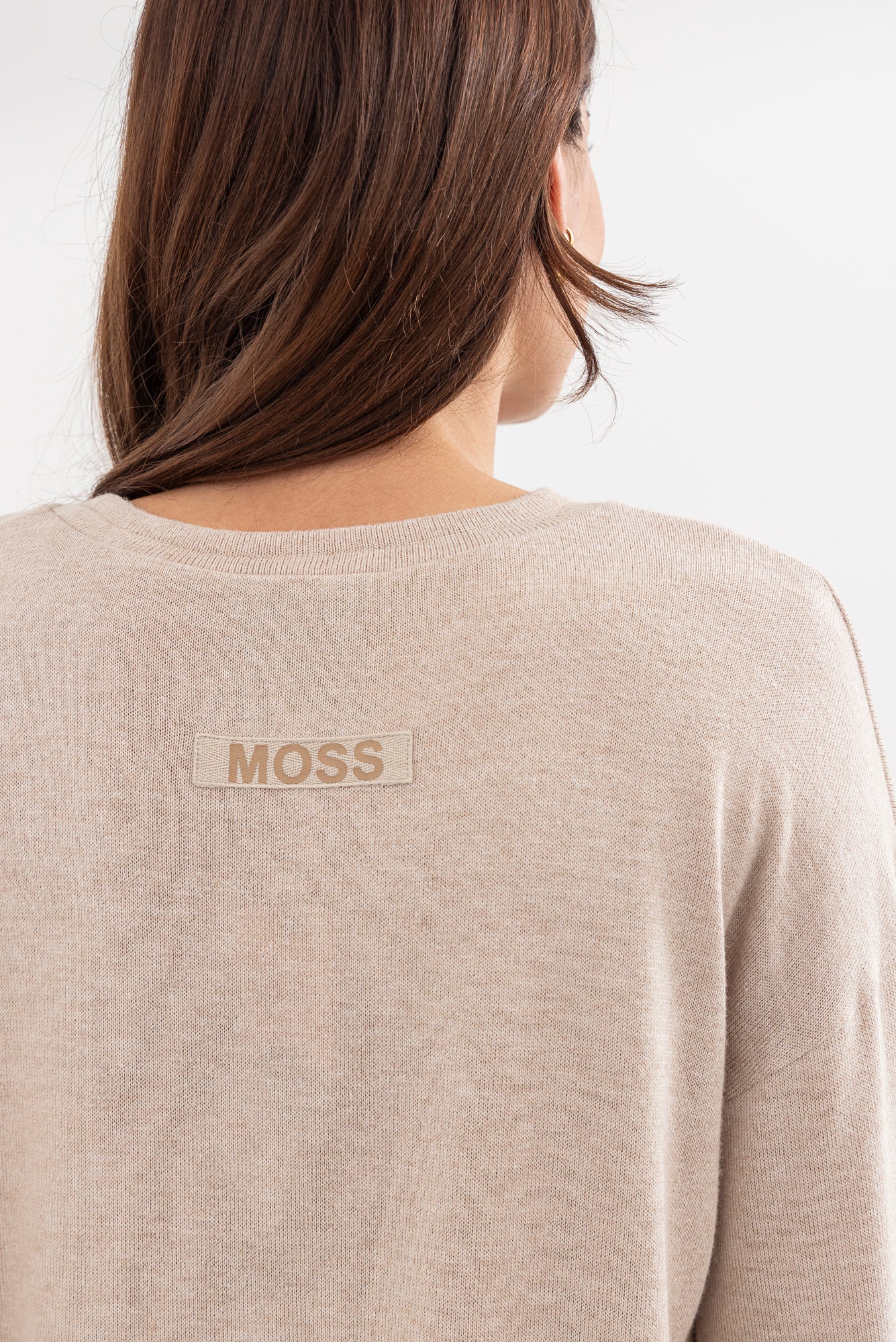 Shelby 3/4 sleeve knit - oat