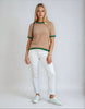 Toffee Stripe knit