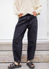 Barrel Jean washed black