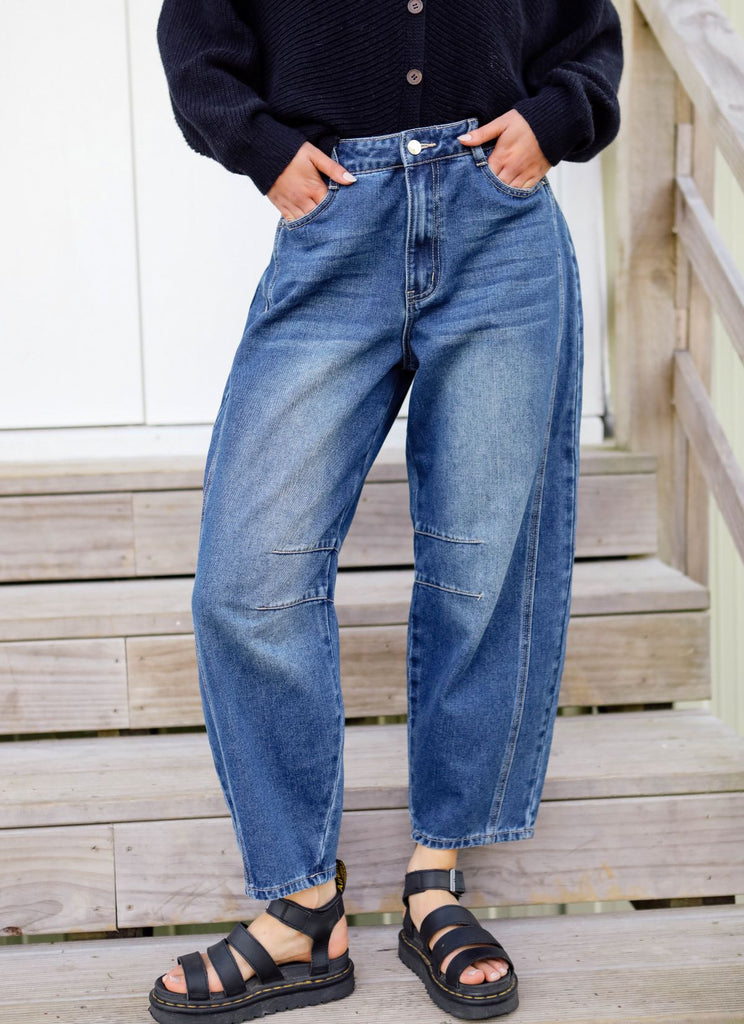 Barrel Jean Blue