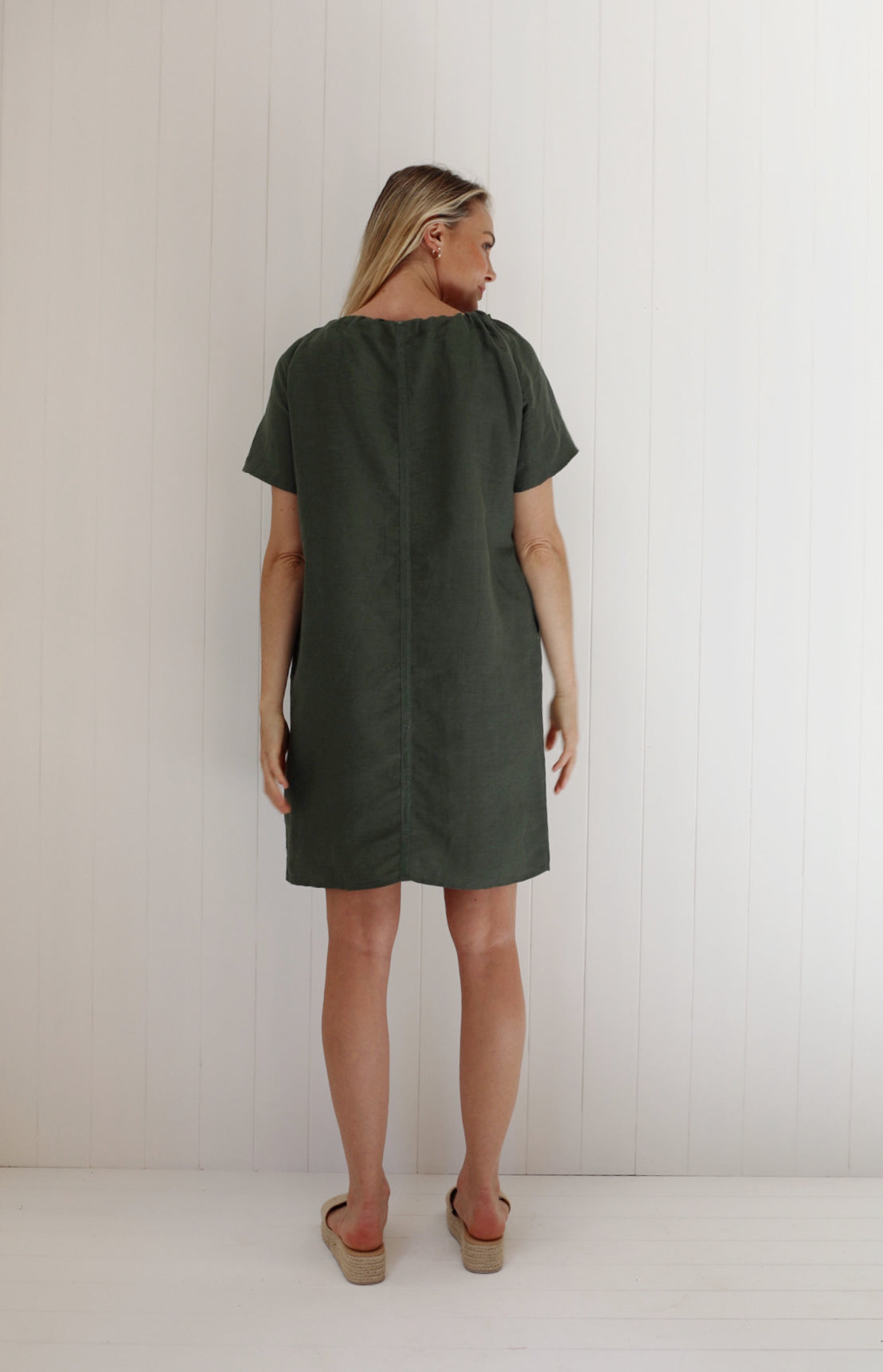 Maison Dress Pine Green