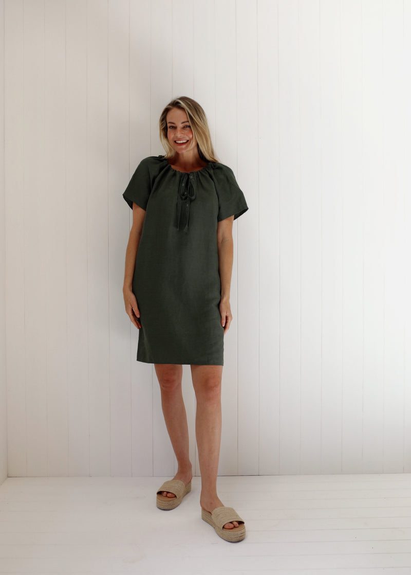 Maison Dress Pine Green