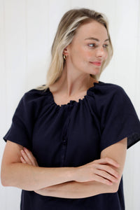 Maison Dress  Navy