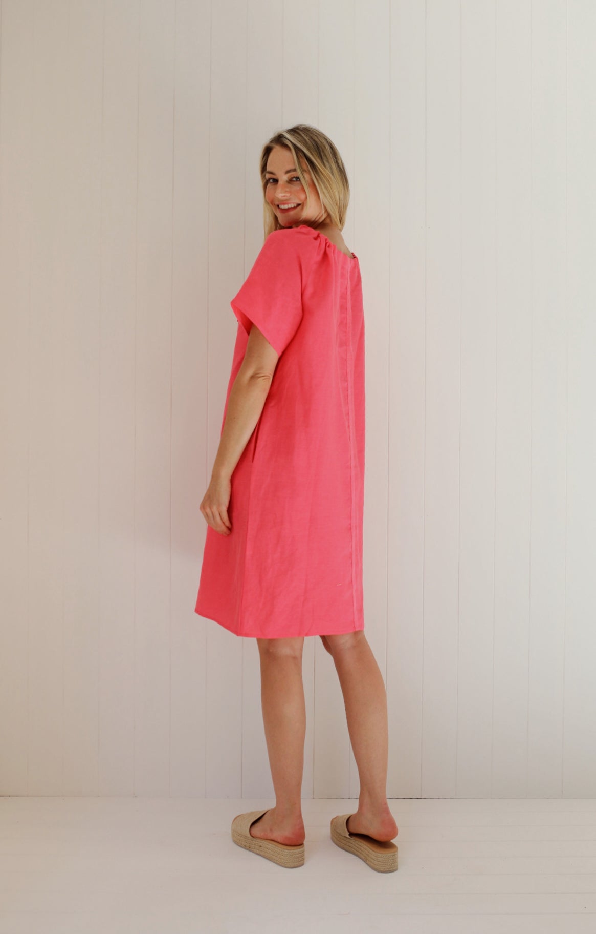 Maison Dress Magenta