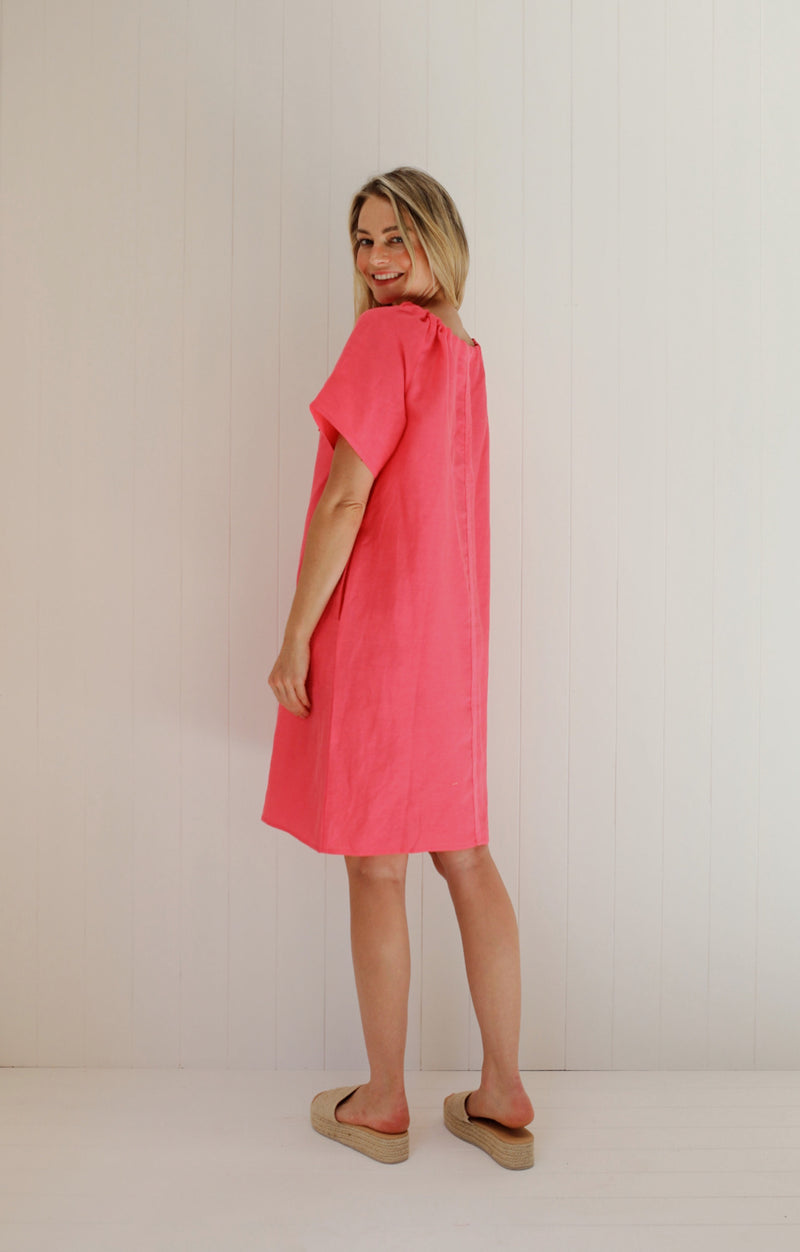 Maison Dress Magenta