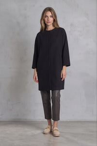 Petra Barrel Pant - Brown PU