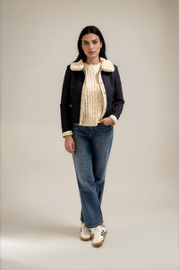 Cable Knit - Oat Marle