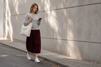 Trenley Skirt - Merlot