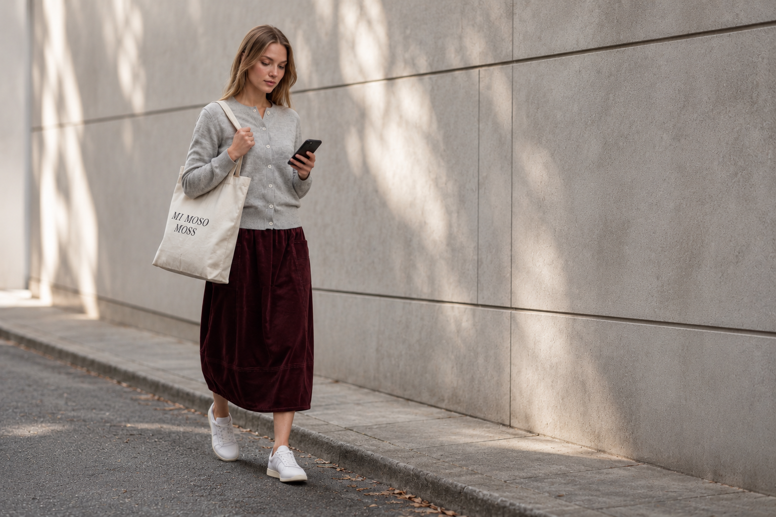 Trenley Skirt - Merlot