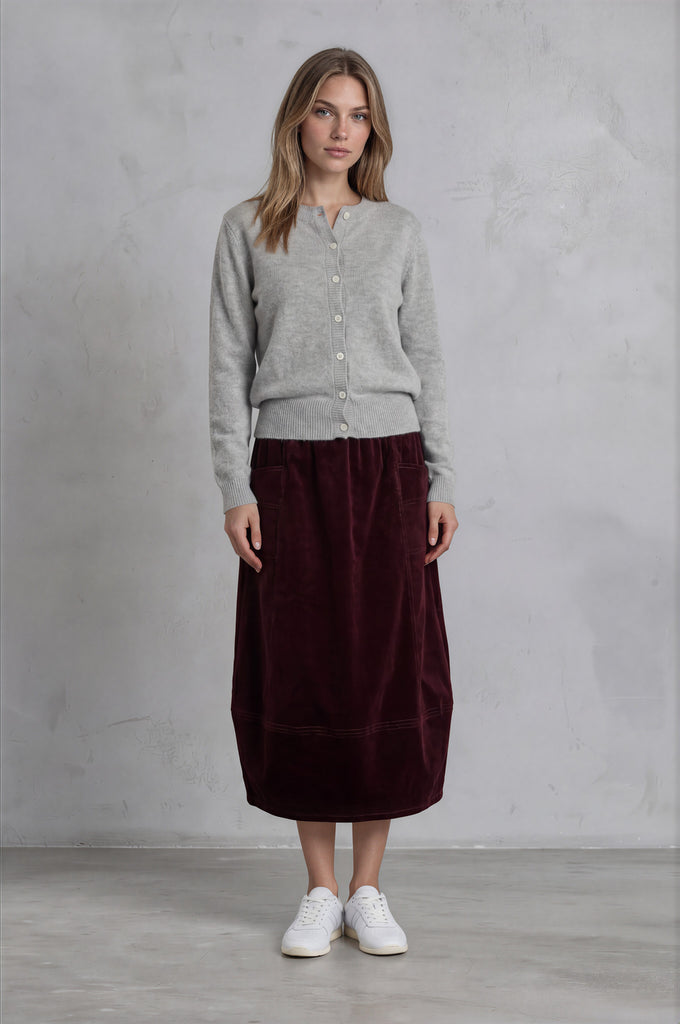 Trenley Skirt - Merlot