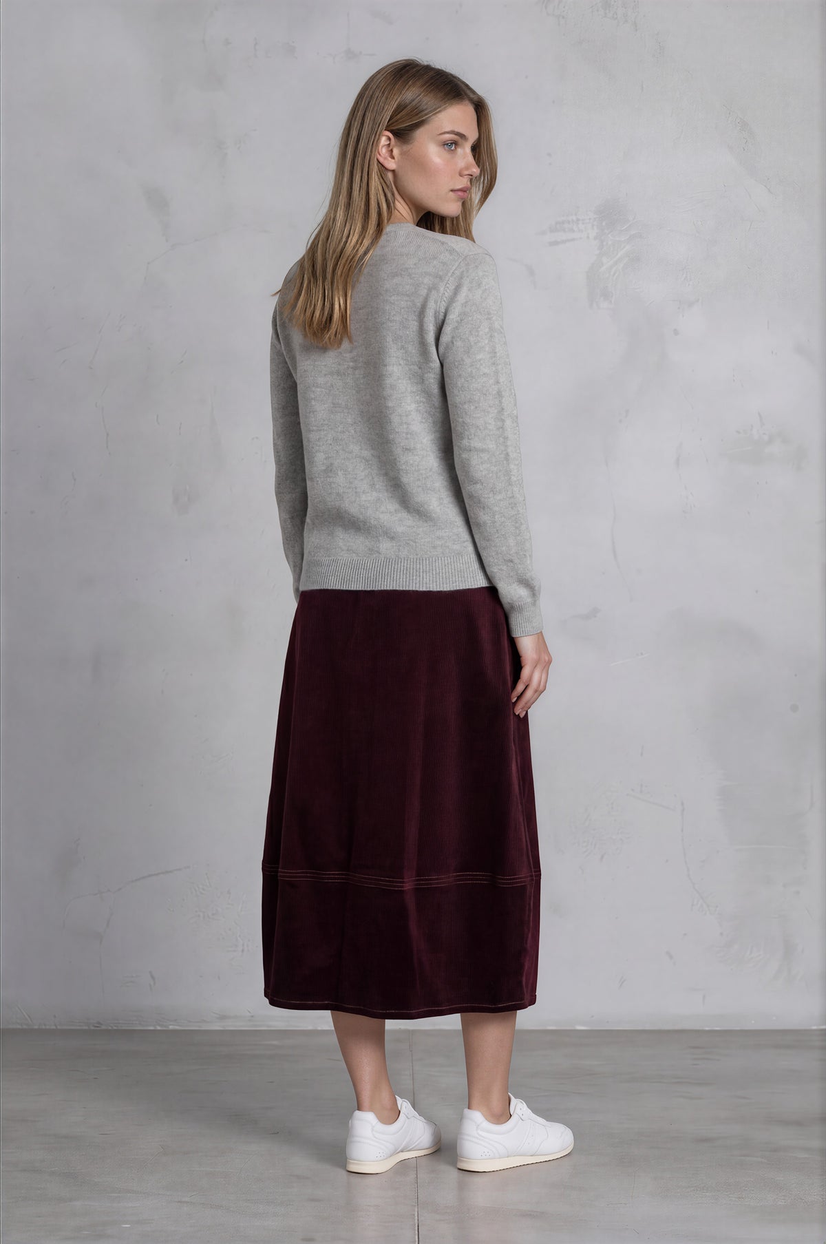 Sofia Longsleeve Cardigan Grey