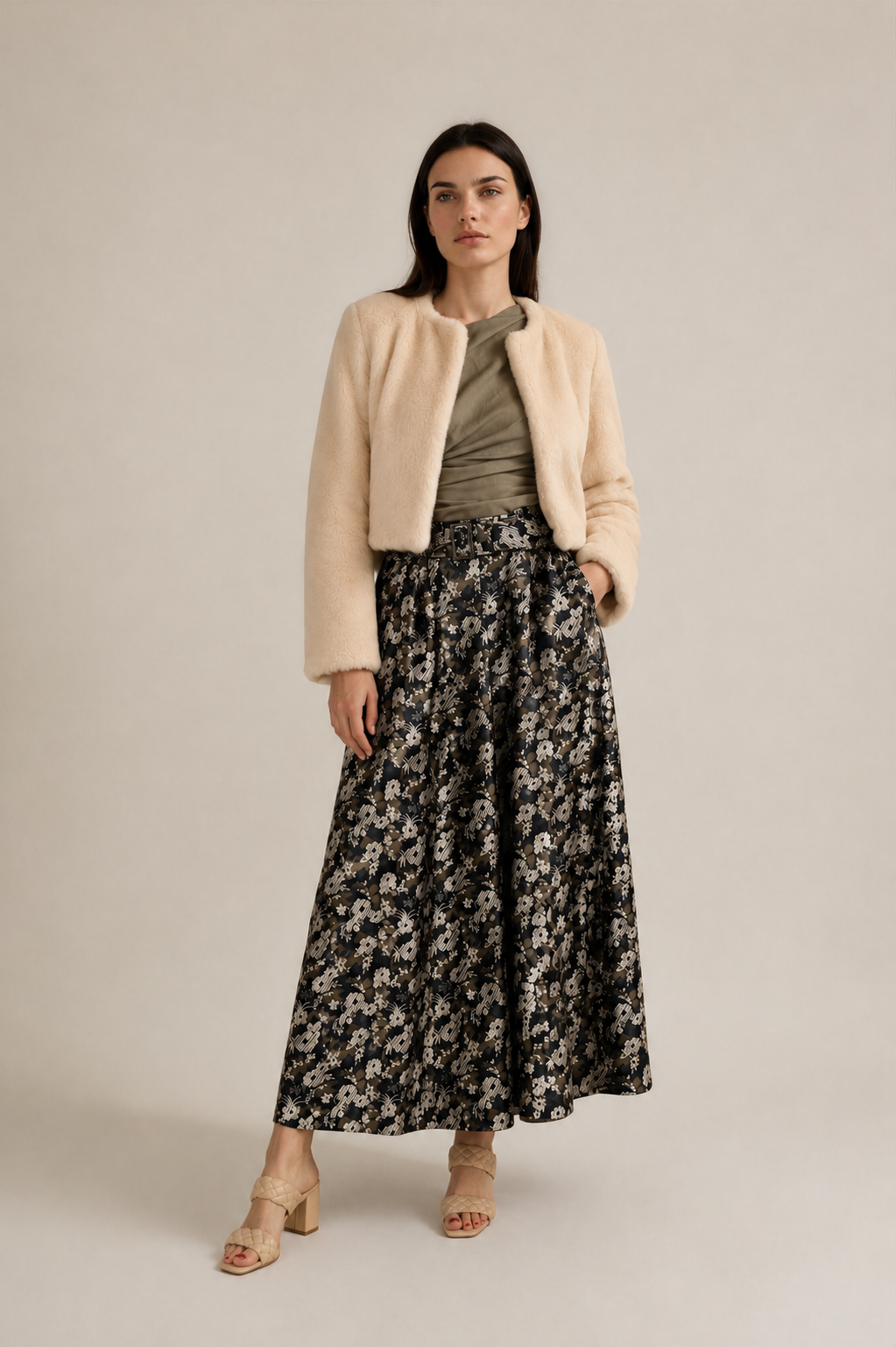Parker Skirt - Winter Bloom