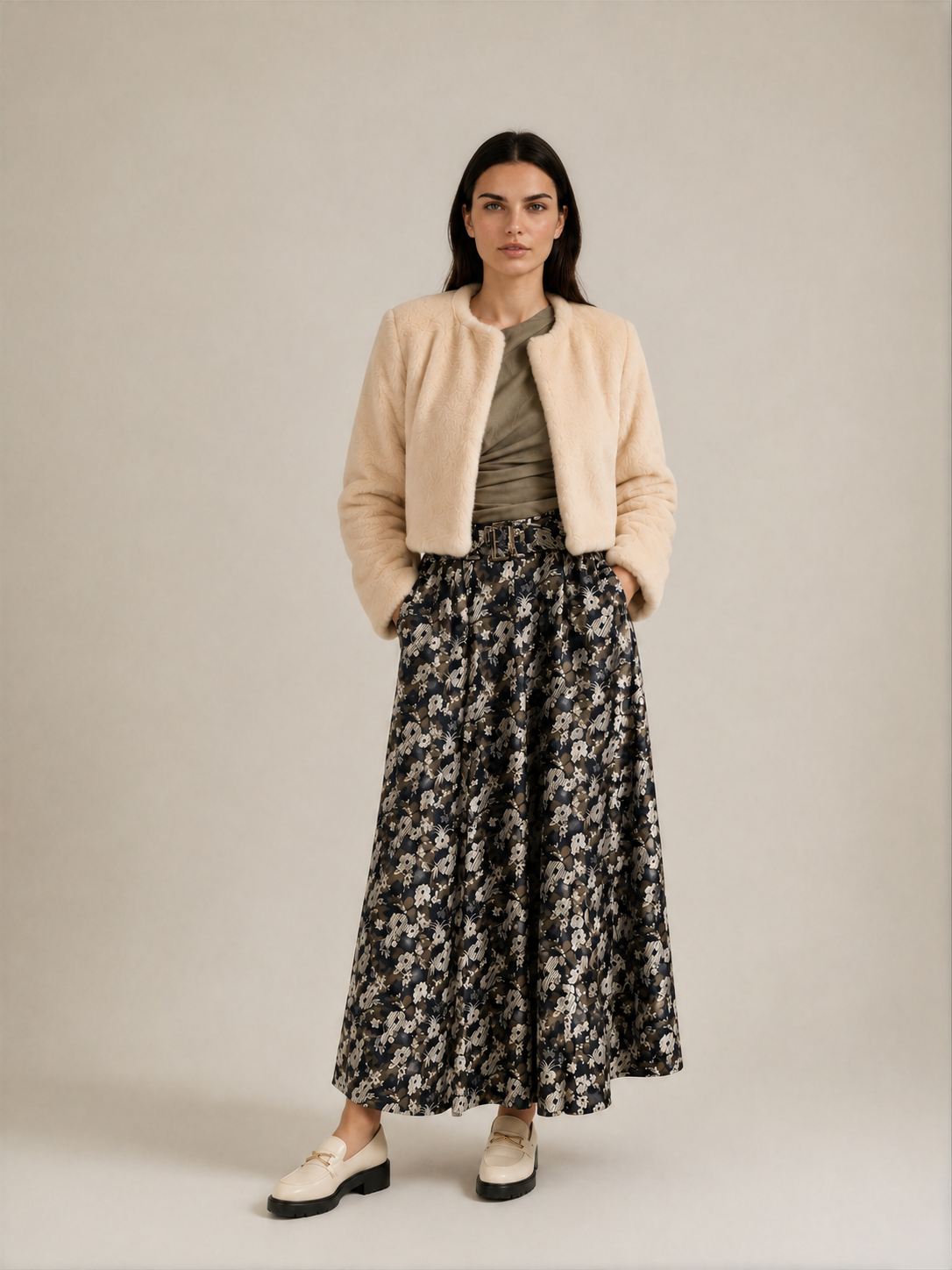 Parker Skirt - Winter Bloom
