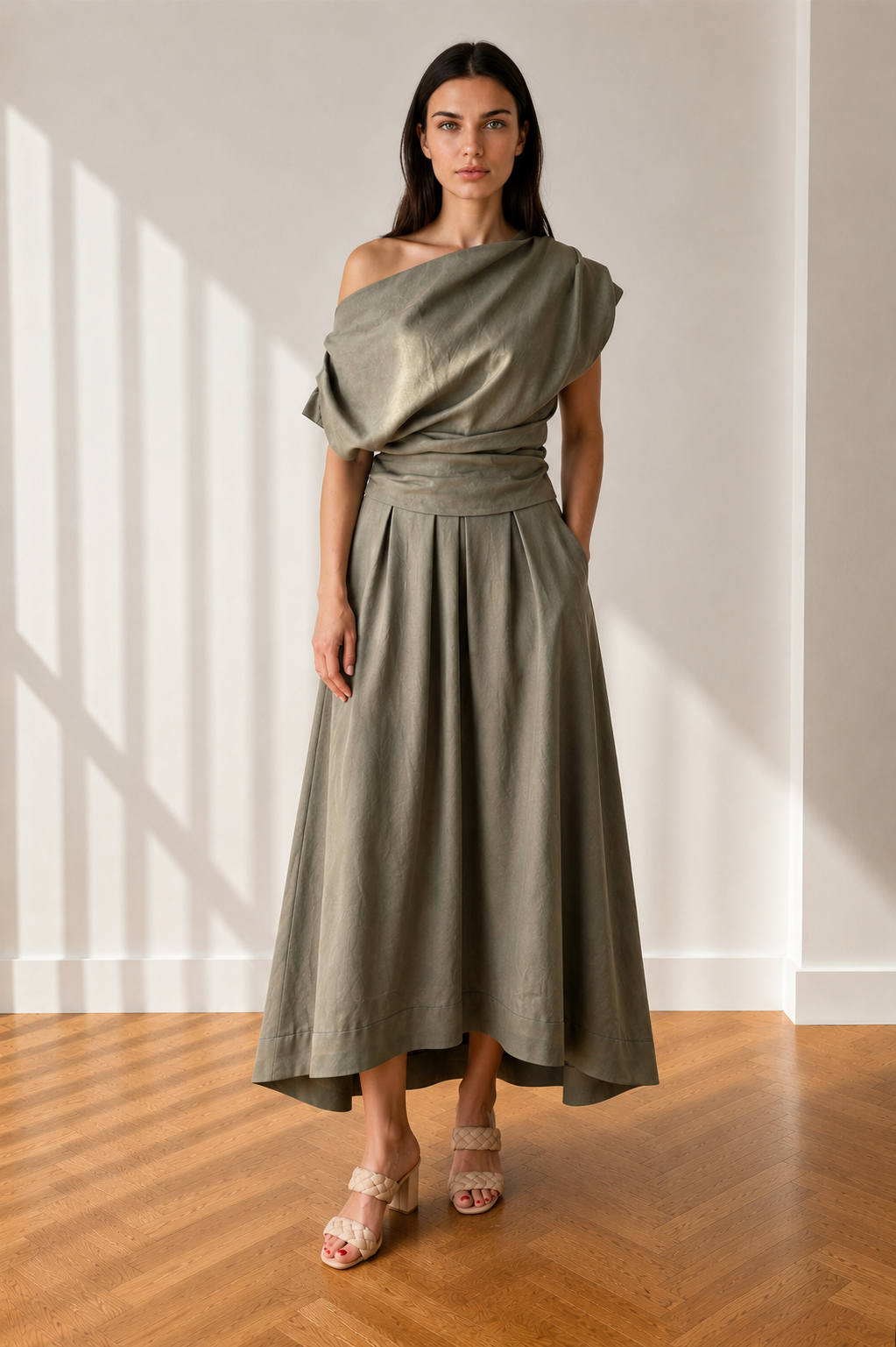 ANNA SKIRT KHAKI