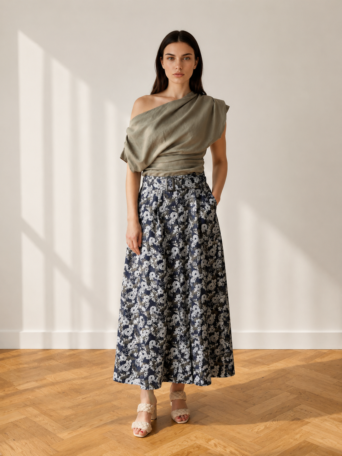 Parker Skirt - Winter Bloom